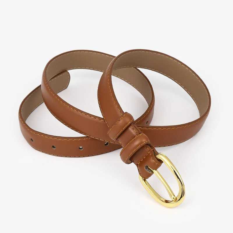 Korean Version of Women Fashion Belt Female Double-sided PU Leather Needle Buckle Simple Versatile Jeans Women Waistband BeltsX240923