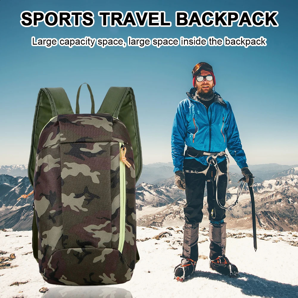 Outdoor Sports Trekking Backpack Waterproof Camping Hiking Knapsack Bags Lightweight Running Cycling Rucksack for Men Women 240919