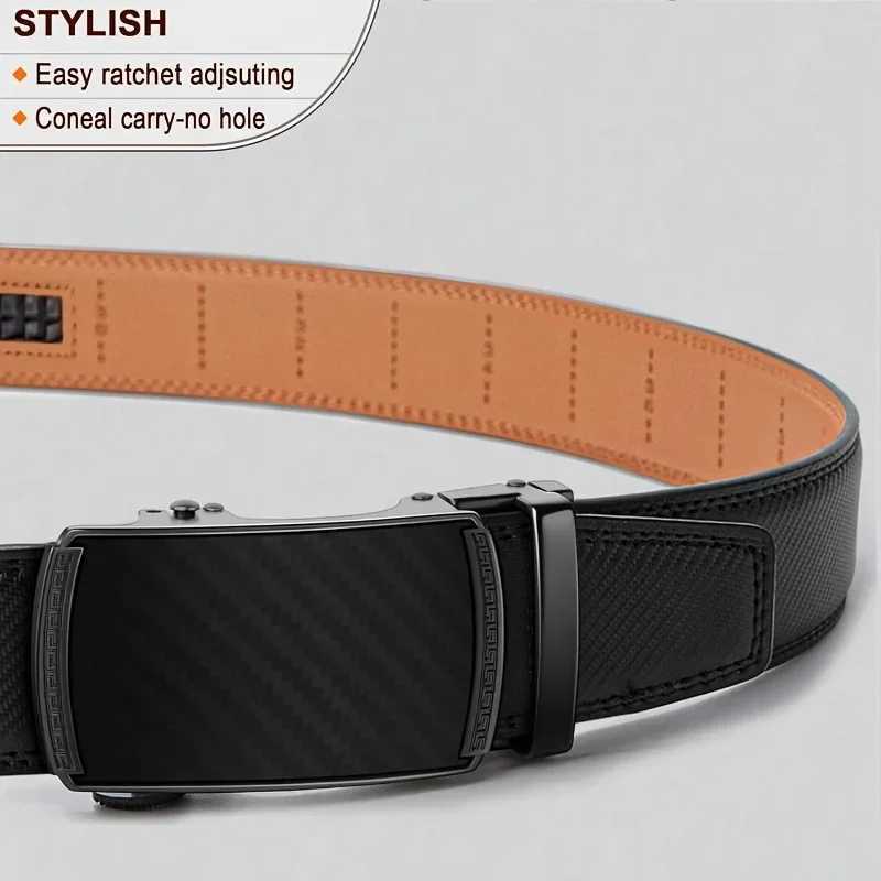 Mens Genuine Leather Cowhide Belt For Dress PantsX240923