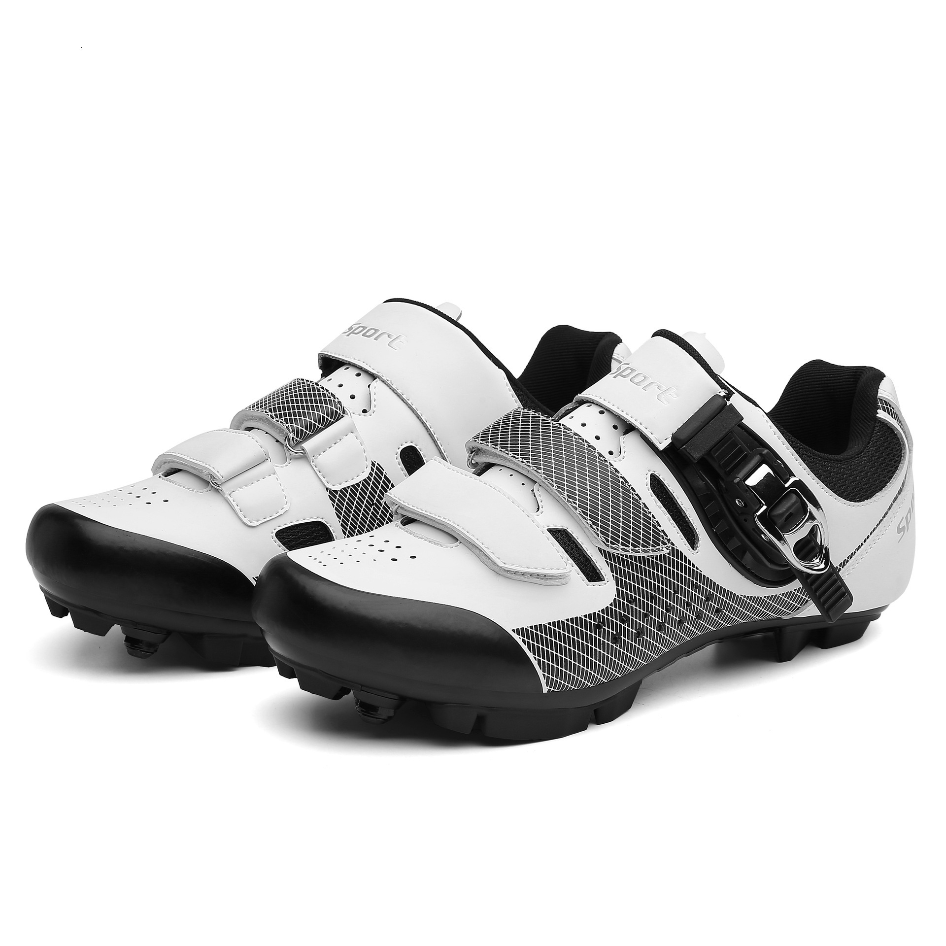 ddmytiger Large anti slip couple road cycling breathable mountain buckle bicycle men's shoes C ddmythur