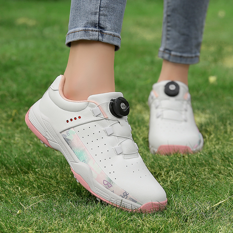 ddmytiger Fashionable nail bottom golf with waterproof upper for women's outdoor casual sports shoes C ddmythur