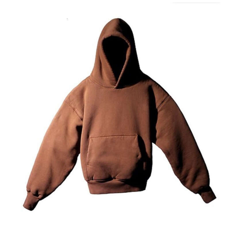 Klein Blue American Fashion Heavy Plus Fleece Thickening 2023 Solid Color Pullover Hoodie