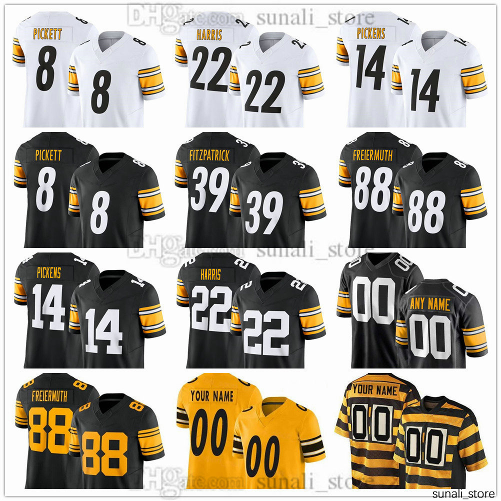 2024 Football Jerseys 76 Troy Fautanu 54 Zach Frazier 51 Nick Herbig 11 Van Jefferson 30 Jaylen Warren 35 Jonathan Ward 87 Rodney Williams 16 Quez Watkins 79 Slade