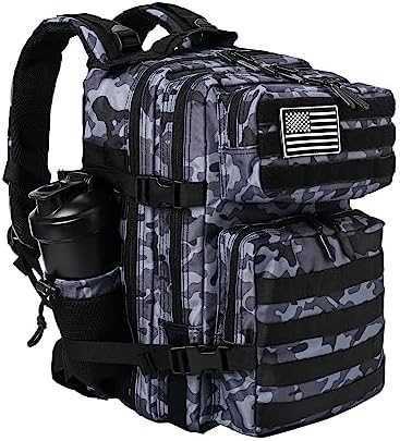 Men's and Women's Tactical Backpack 25L/35L Tactical Assault Backpack with Water Bottle Rack Small Backpack 240915
