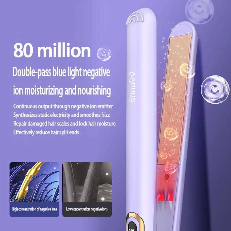Suitable for all types of hair straightener and curling iron 2-in-1 latest patented negative ion hair care safe hair styling tool CL240923