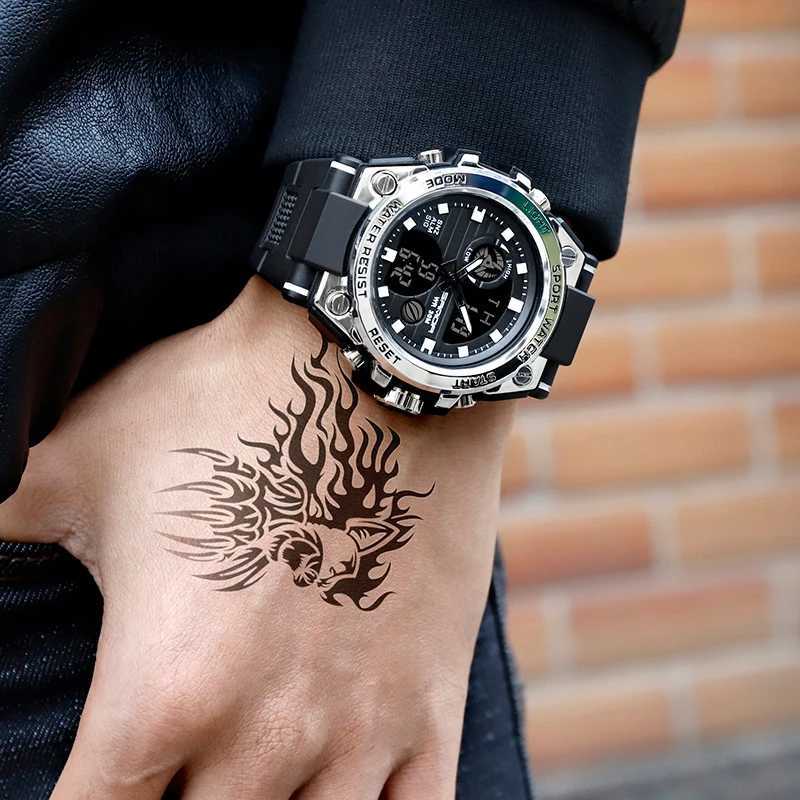SANDA G Style Mens Digital Watch Date Military Sports Watch Waterproof Electronic Watch Mens Watch Orologio da uomo 739 W240923