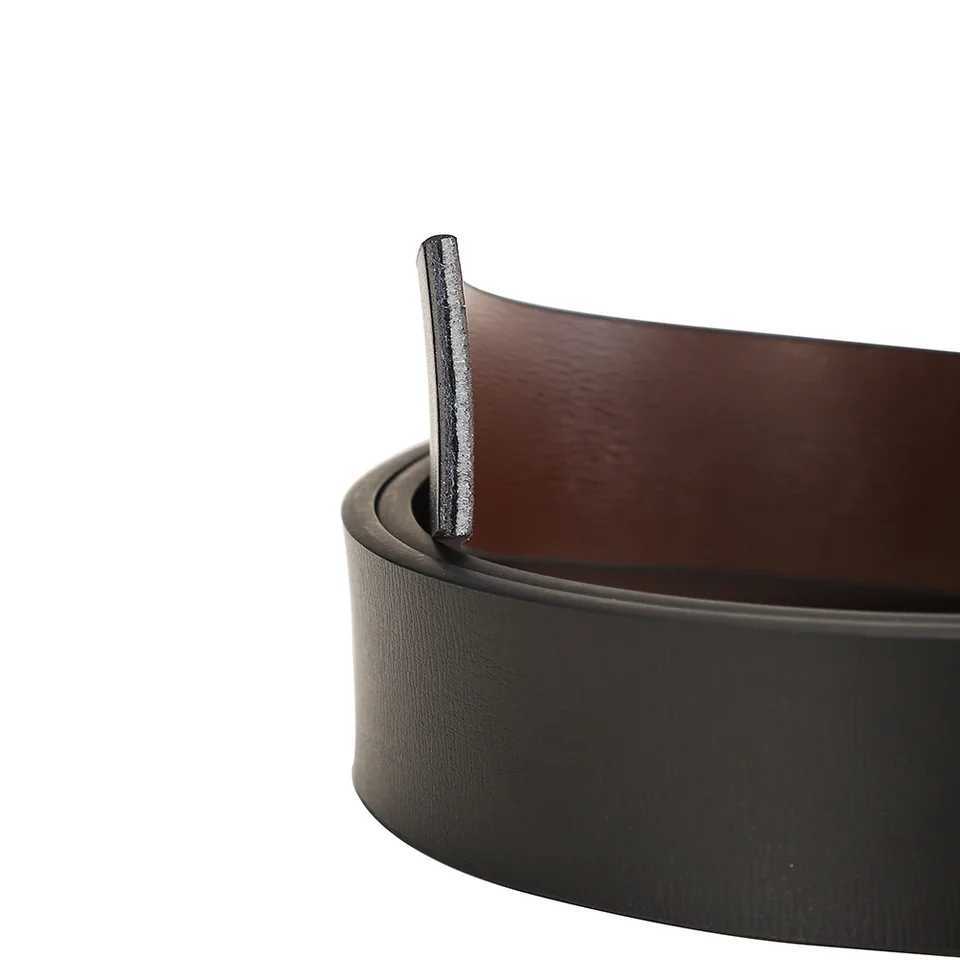 Mens Cowhide Automatic Buckle Leather Belt Fashion Belt Hot Models Foreign TradeX240923