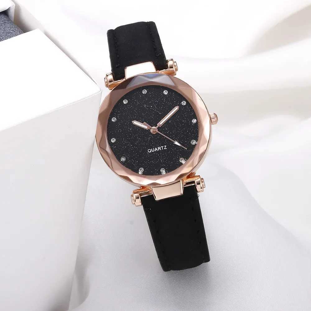 Top Starry Sky Style Fashion Womens Watches Luxury Diamond Leather Band Quartz WristWatch Ladies Watch Women Clock Reloj MujerX240923
