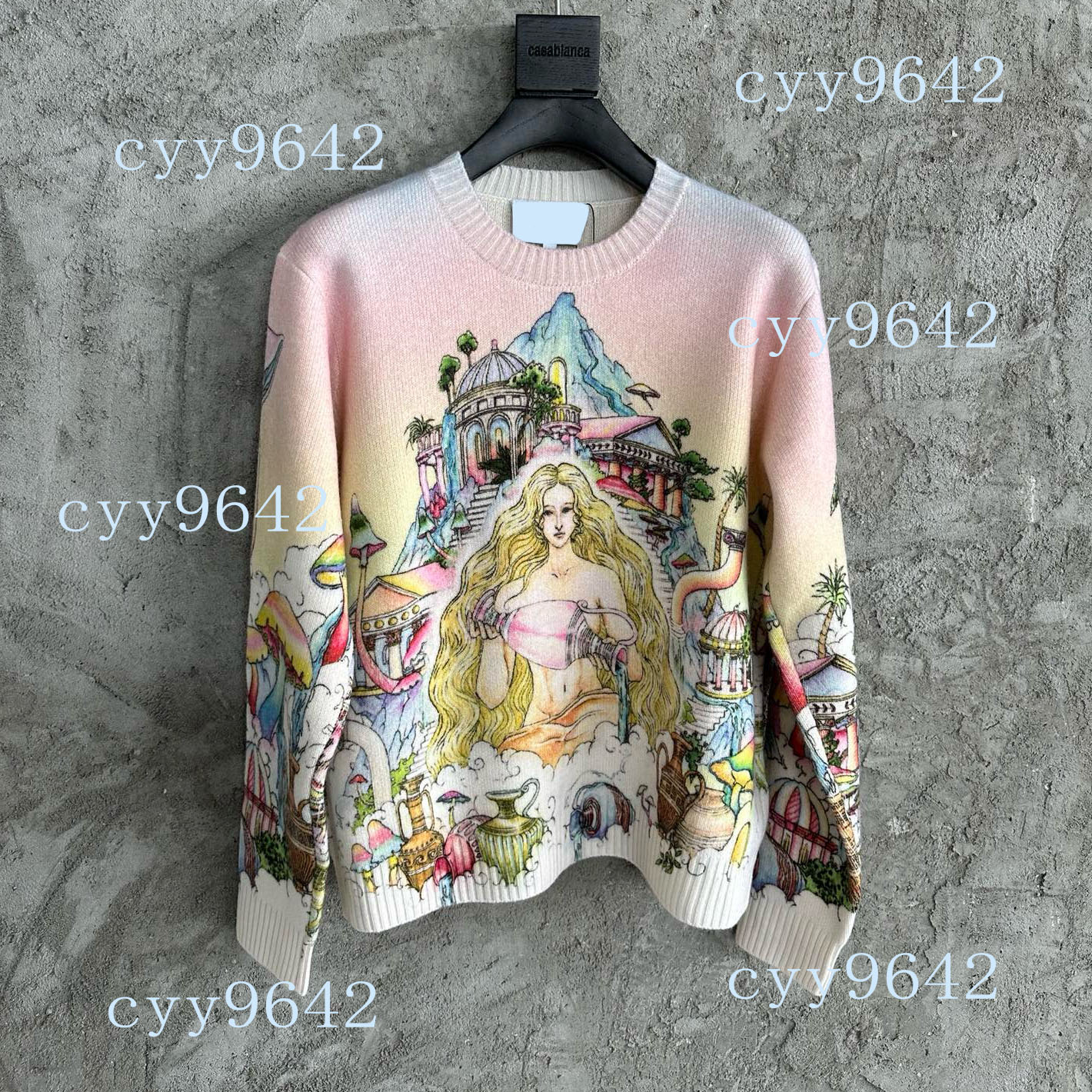 Men's Plus Size Sweaters in autumn / winter acquard knitting machine e Custom jnlarged detail crew neck cotton 423TH