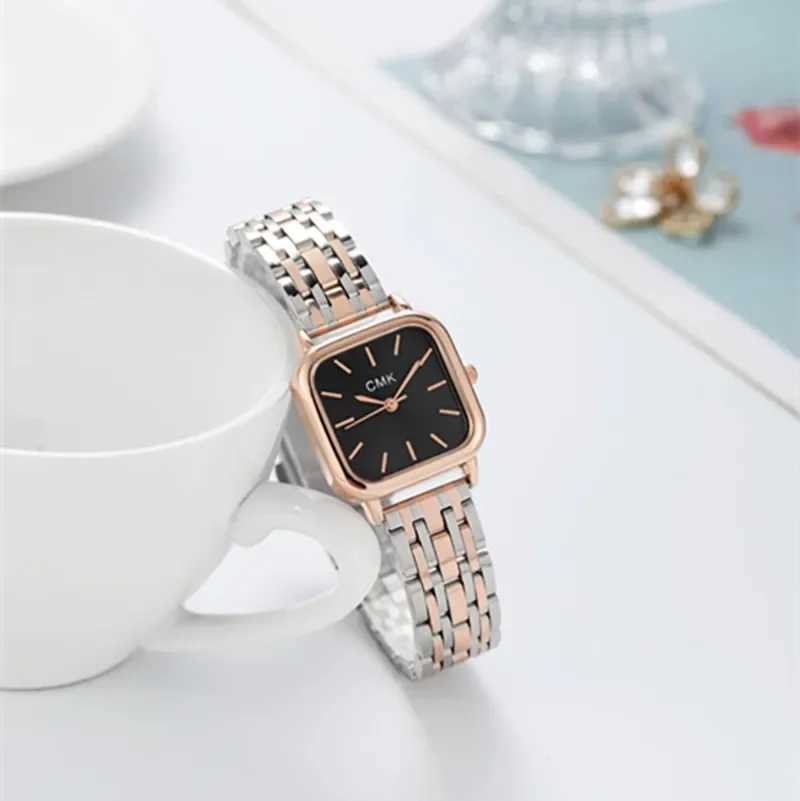 Casual Women Quartz Watch Classic Alloy Strap Wristwatch Square Ladies Watches Simple Clock Gift Relogio Feminino Reloj MujerX240923