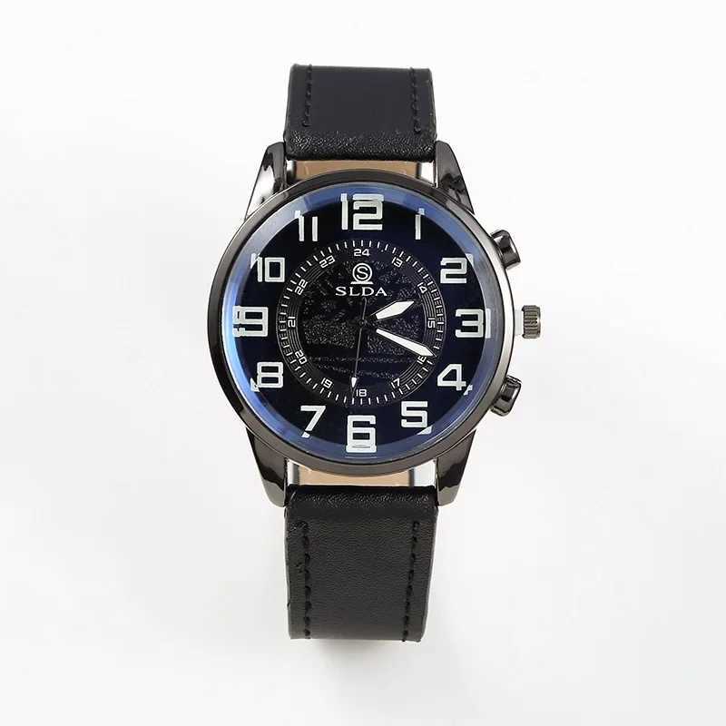 Mens Exquisite Male Leather Quartz Wristwatch Business Gentle Clock Casual Watch Elegant Relogio Masculino Fashion Saati GiftX240923