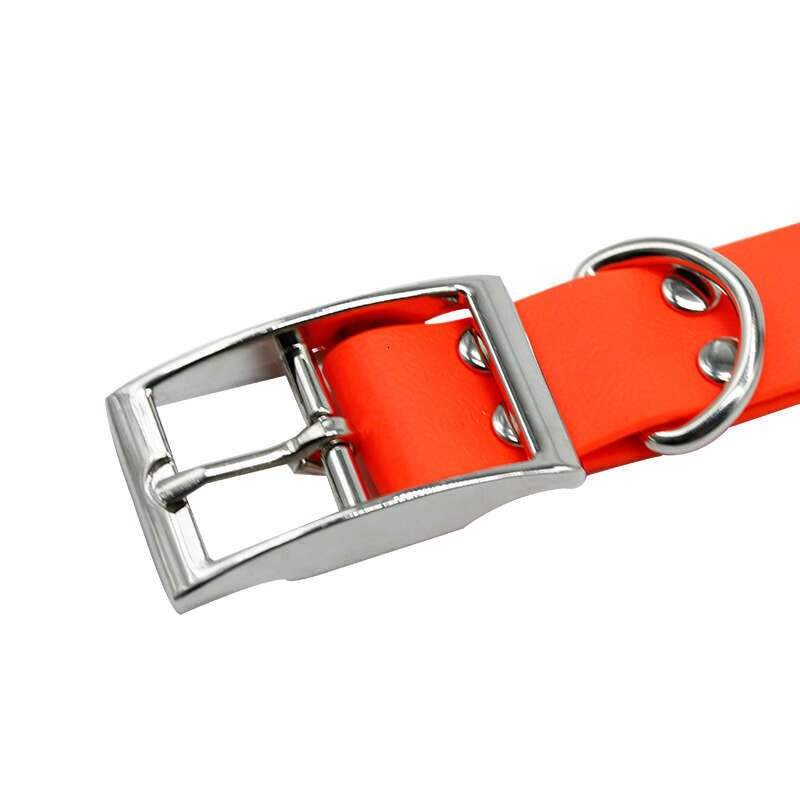 Adjustable dog collar with light, waterproof PVC coating, nylon pet supplies including belts