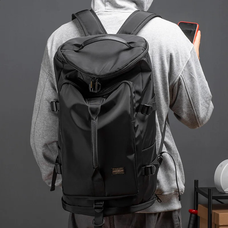Men Large Travel Shoulder Bag Waterproof Sport Duffle Backpack Outdoor Luggage Pack Trip Bucket Rucksack Function Mochila XA380C 240919