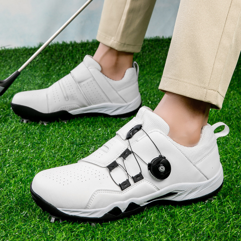 ddmytiger Hot selling 2024 spring new rotating button golf for couples, non slip and detachable professional sole shoes C ddmythur