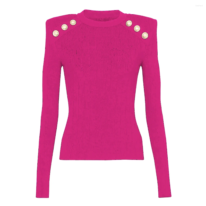 Women's Sweaters Spot 2024 Spring And Autumn Quality Classic Versatile Wool Blend Knitted Base Black Crew Neck Sweater