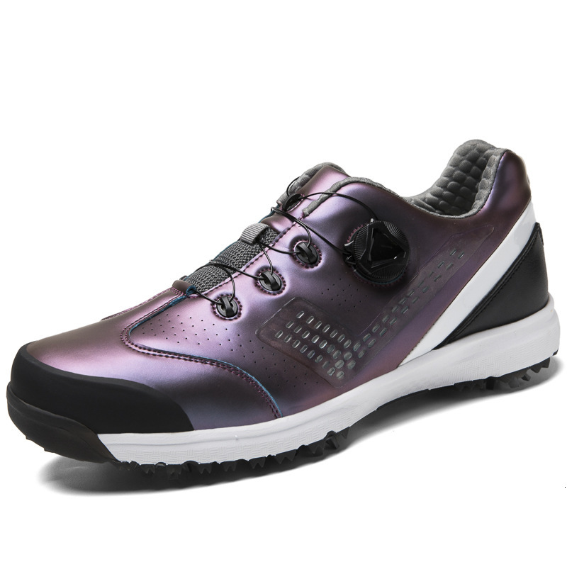ddmytiger Men's golf shoes, outdoor casual sports, breathable and non slip, fixed with spikes C
