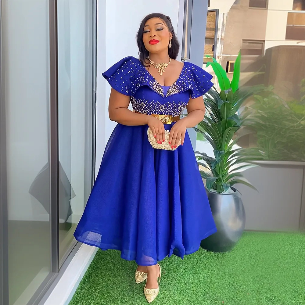 Plus Size African Women Wedding Party Dresses 2024 Osaka Ankara Evening Dresses Turkiye Costumes African Gown 240921