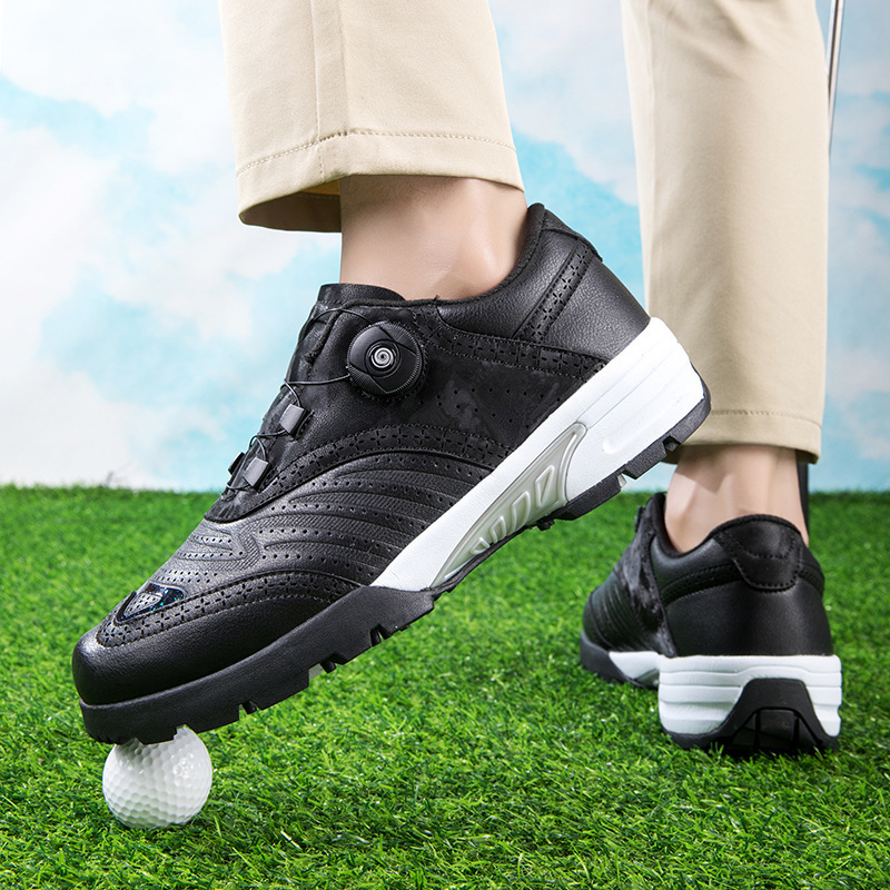 ddmytiger Hot selling new men's women's plus size golf shoes, anti slip and waterproof outdoor leisure training sports shoes C ddmythur