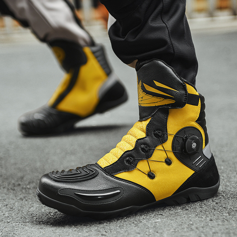 ddmytiger Four Seasons New Riding Breathable Motorcycle Racing Waterproof, Drop, and Anti Collision Shoes C ddmythur