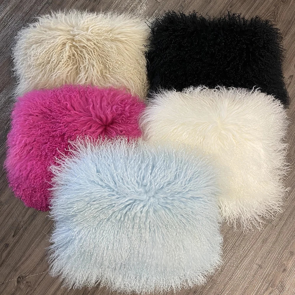 YOLOAgain Real Mongolian Sheepskin Shoulder Bag Womens Chain Fur Handbag 240923