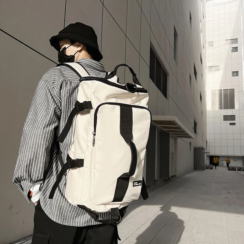 Men Large Travel Shoulder Bag Waterproof Sport Duffle Backpack Outdoor Luggage Pack Trip Bucket Rucksack Function Mochila XA380C 240919