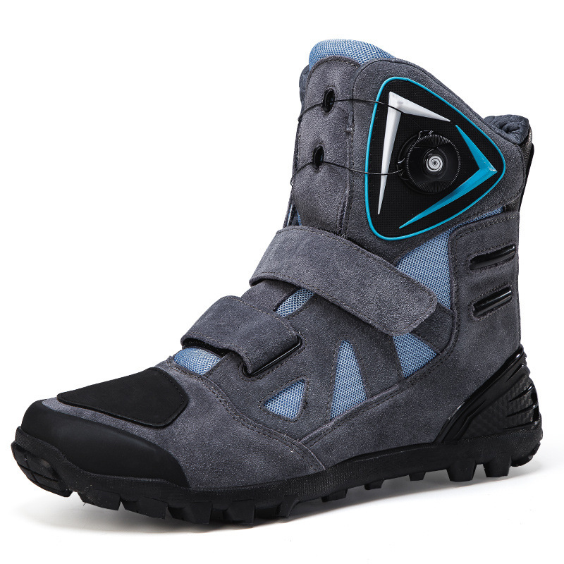 ddmytiger Men's new fashionable casual outdoor riding motorcycle shoes, high elasticity and shock-absorbing rubber sole C ddmythur