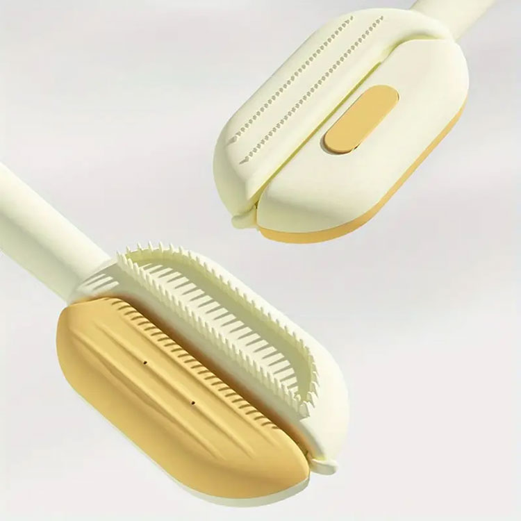 De-Shedding and Detangling Pet Comb with Massage Function for Cats and Dogs