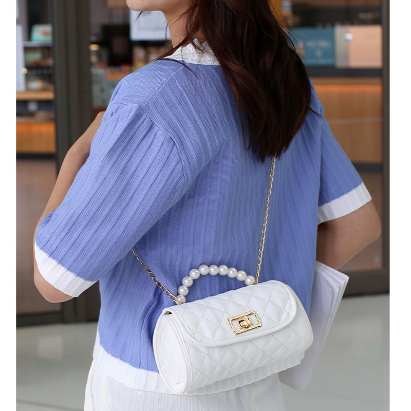 Pearl Handheld Embroidered Bag for women 2024 Ladies Handbag Sweet Small purse wallets fashion womens Shoulder crossbody Bags CSD2409232