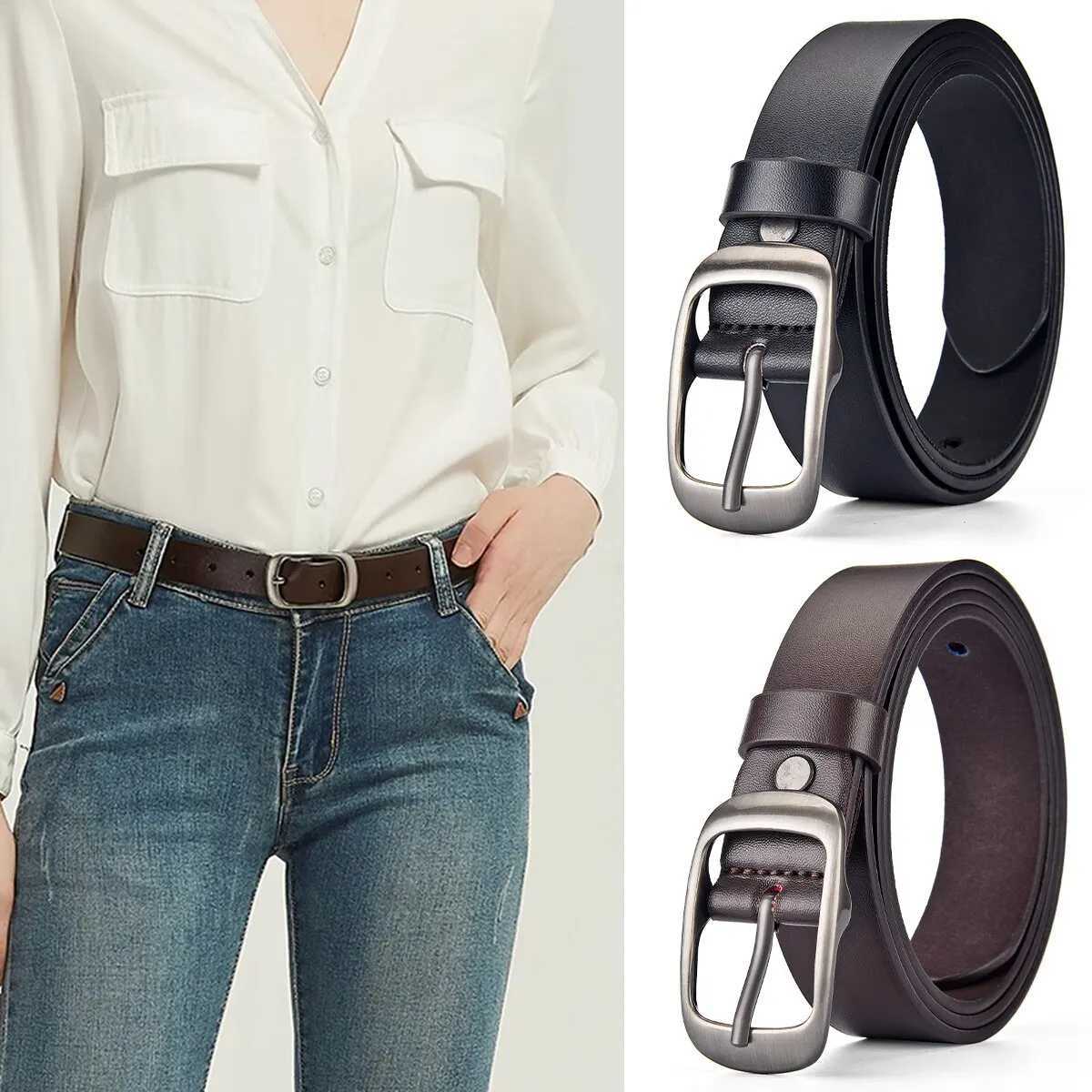 New Womens Belt Classic Retro Fashion Needle Buckle Belt High Grade Soft PU Leather Belt Paired with Jeans Belt Women WaistbandX240923
