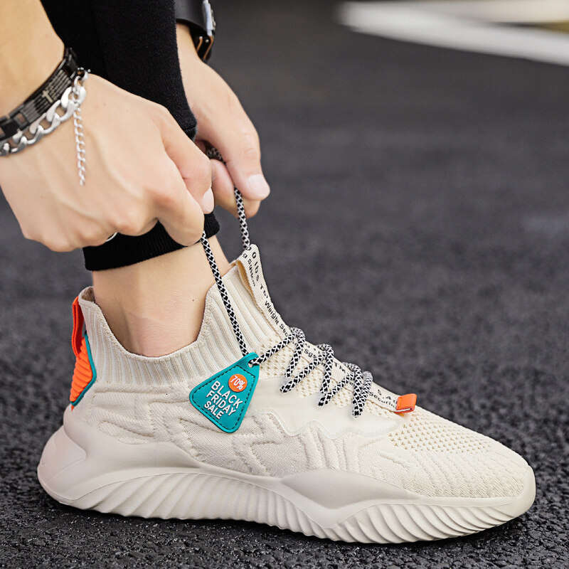 Sneakers New Style Breathable Lace Up Mesh Fashion Casual No-slip Vulcanize Shoes Men Tenis Mascuo