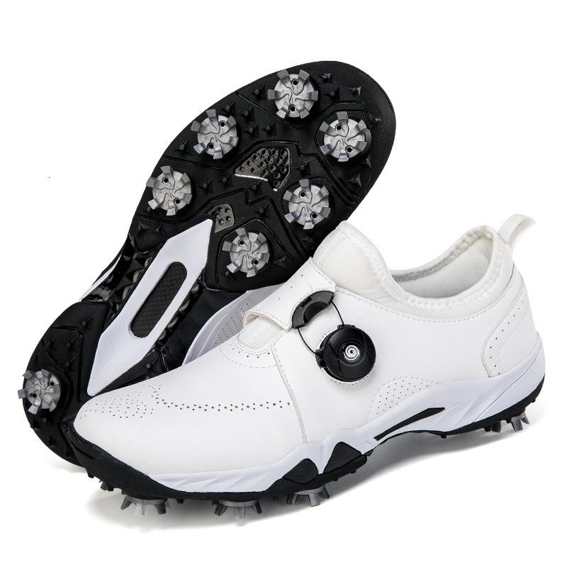 ddmytiger Hot selling 2024 summer plus size couple non slip golf shoes, detachable professional sole rotating button shoes C ddmythur