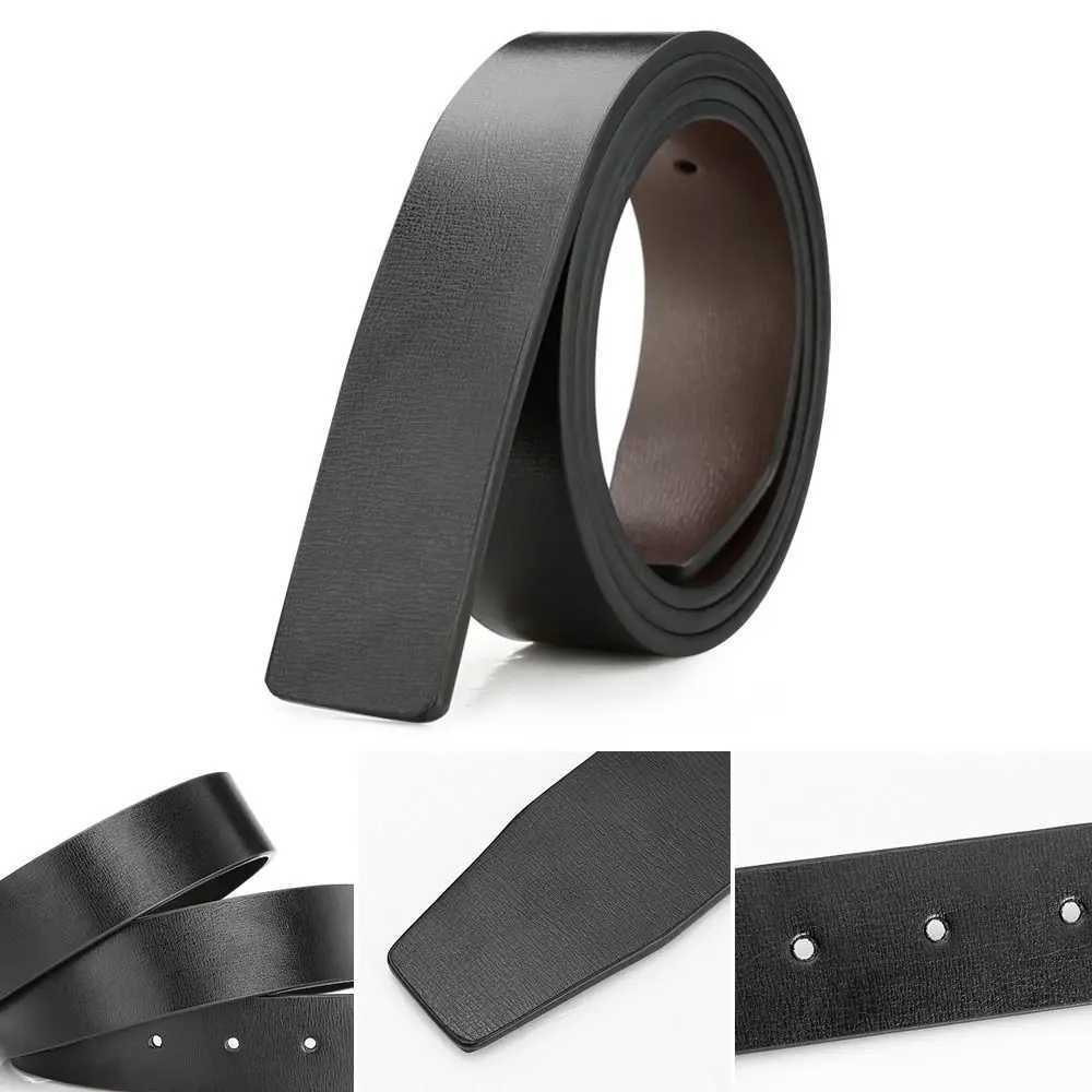 Luxury Brand Designer Replacement Belts for Men Women Male Strap Genuine Leather Waistband No Buckle Belt 3.3cm BeltsX240923