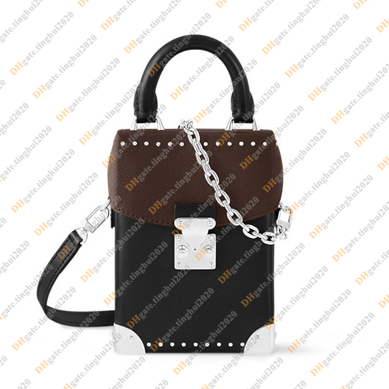 Ladies Fashion Casual Designe Luxury CAMERA BOX Bag Crossbody Shoulder Bag Totes Handbag Top Handbag Bag TOP Mirror Quality M12362 Pouch Purse