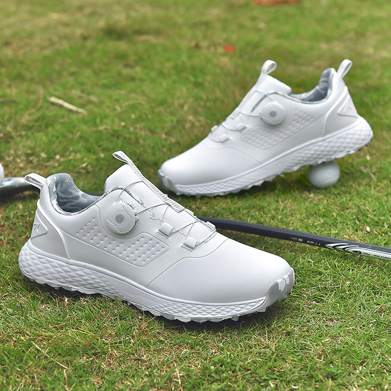 ddmytiger Hot selling Spring/Summer New Golf Sneakers White Couple's Fixed Nailless Breathable Training Shoes C ddmythur
