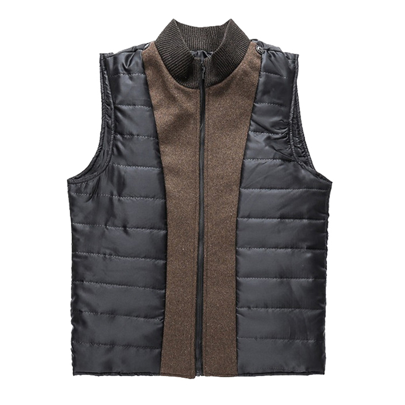 2023 Brand Winter Warm Jacket Coat Men Fashion Autumn Clothing Windproof Woolen Slim Adjustable Vest Parkas Male