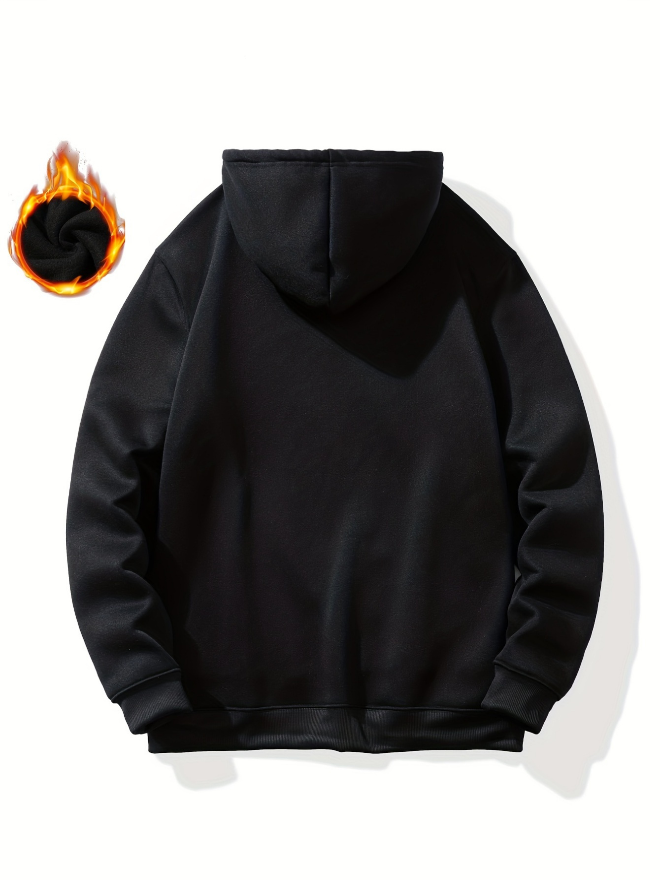 MILANO Italy Letter Print Hoodie - 100% Polyester Knit Fabric with Slight Stretch, Long Sleeve Hooded Sweatshirt, Regular Fit Casual Fleece Pullover f