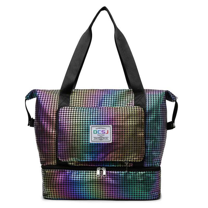 Foldable - Large Capacity Waterproof Travel Tote, Multifunctional hot Folding Duffel Bag Suitcase for Women, Lightweight Daily Use