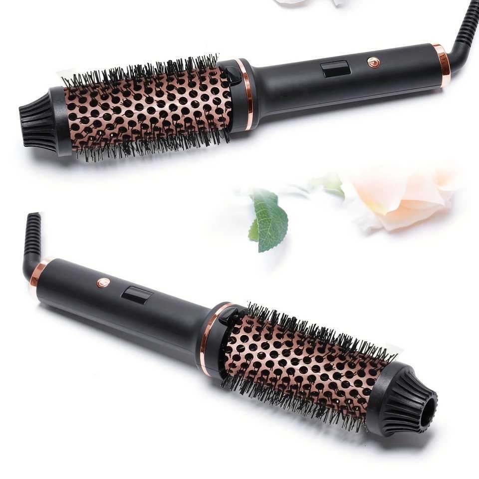 1 piece 3-in-1 hair styling tool - straightening curling combination iron hair styling tool ceramic straightener press comb CL240923