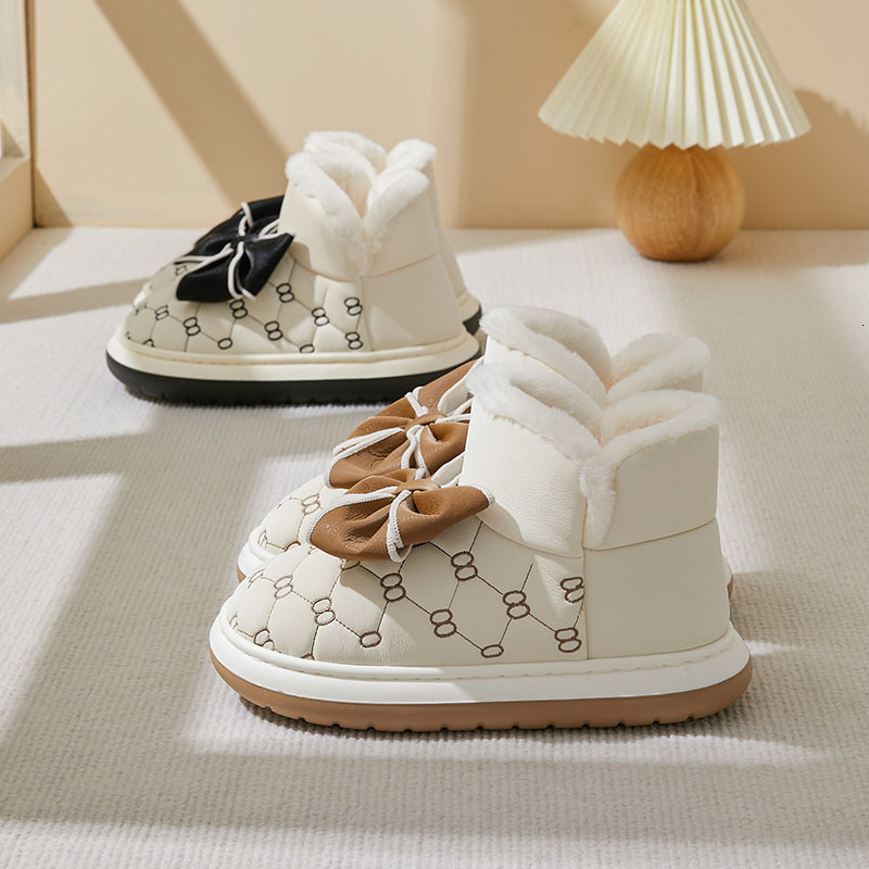 2024 EVA Winter Autumn New Fashion Cotton Shoes Soft Thick Bottom Designer Slippers For Women