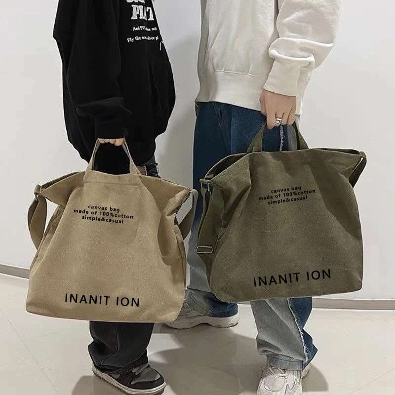 Designer bag Women Canvas Tote Casual Shoulder Work Bag Large Capacity Crossbody Top Handle Bag Multifunction Big Shopping Cross-body Handbag tote bag