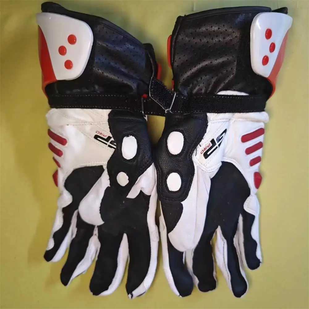Motorcycle protective gloves long GP gloves off-road protective equipment motorcycle racing leather gloves