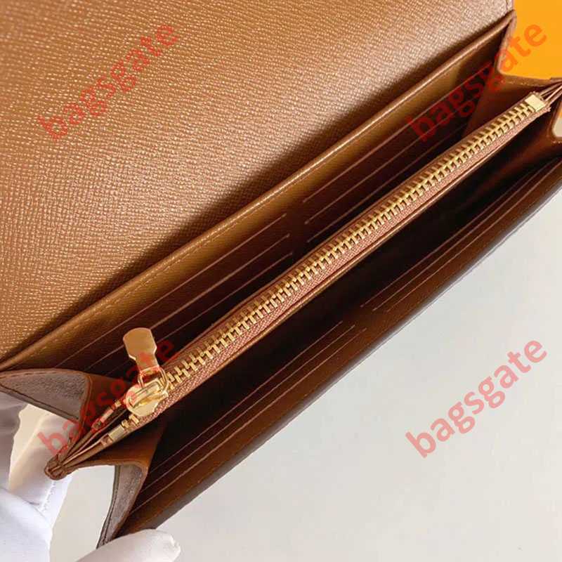 Luxury Designer Wallets Envelope Long Wallet For Women Purse Coin Pocket Fashion Woman Credit Card Holder Multicolor Flower Cover 2291