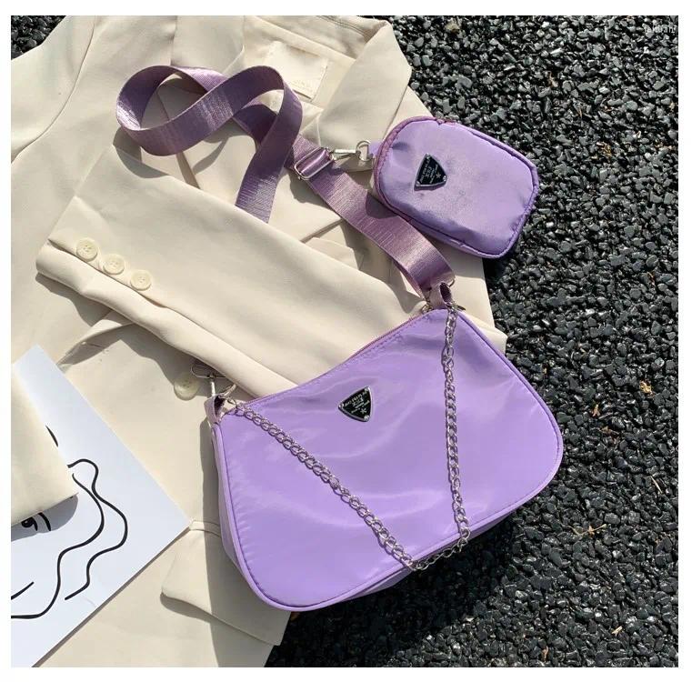 Shoulder Bags 2024 Simple Underarm Solid Color Casual Crossbody Women's Bag Mother And Child Handbags