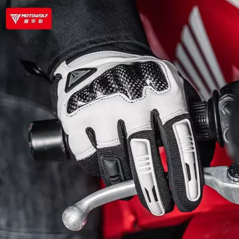 MOTOWOLF full finger motorcycle racing gloves four season off-road motorcycle cycling gloves W240923
