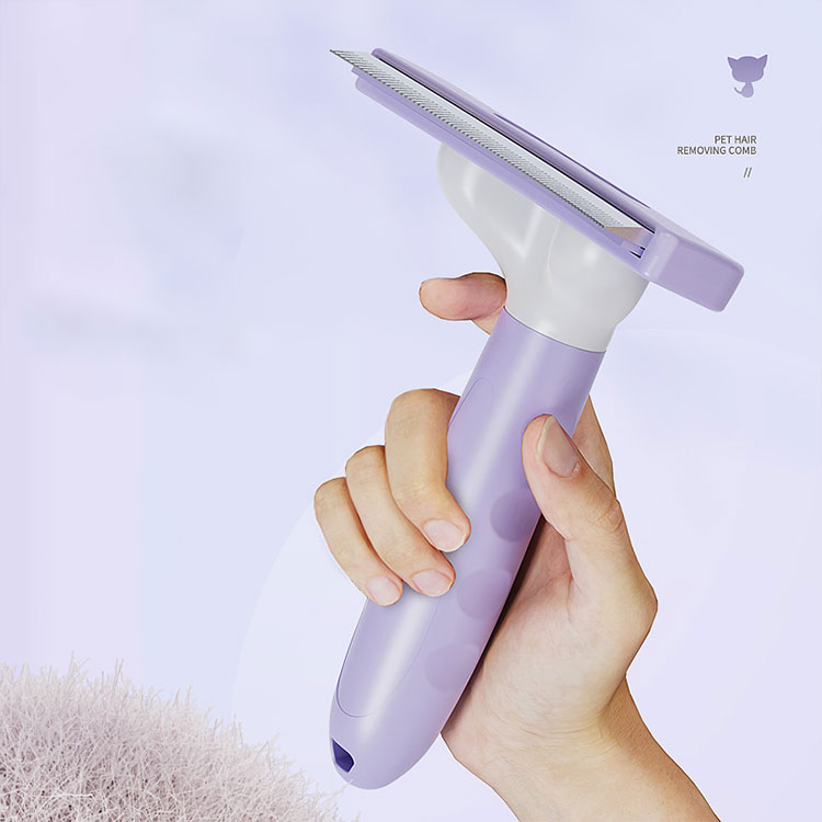 Pet Hair Removal Brush - Durable Stainless Steel Pet Care Comb for Controlling Hair Loss and Daily Care of Pet Supplies