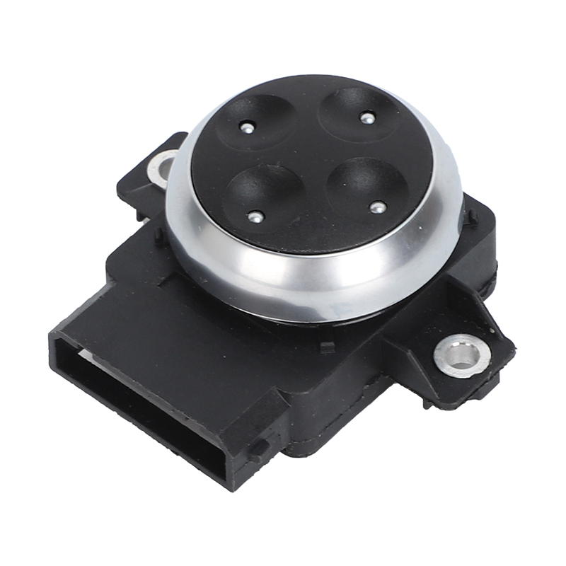 Adjustable Lumbar Support Switch with Chrome Finish Button