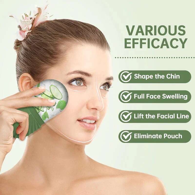 Face Cube Beauty Massage Silicone Mold For Eye Puffiness Ice Facial Roller Shrink Pores