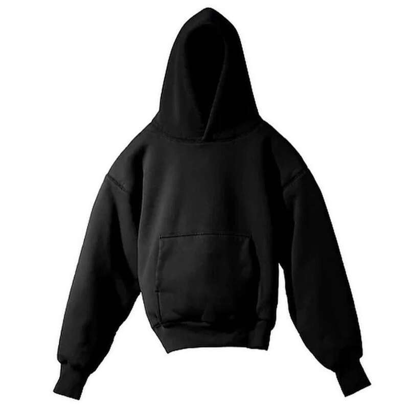Klein Blue American Fashion Heavy Plus Fleece Thickening 2023 Solid Color Pullover Hoodie
