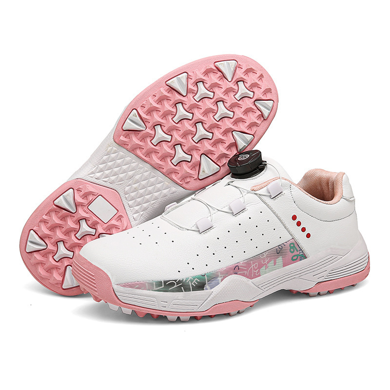 ddmytiger Fashionable nail bottom golf with waterproof upper for women's outdoor casual sports shoes C ddmythur