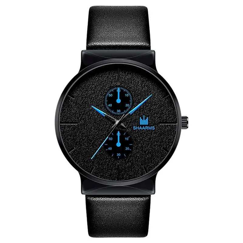 2pcs Set Fashion Mens Sports Watches Man Business Quartz Wristwatch Luxury Men Casual Clock Watch Relogio MasculinoX240923